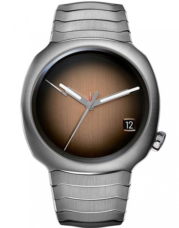 疾速者萬年曆煙燻鮭魚概念腕錶